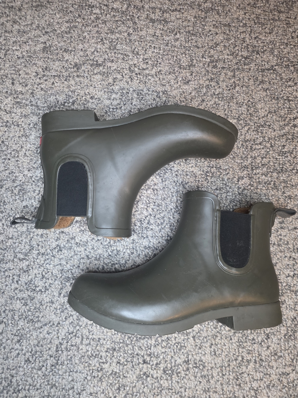 chooka Olive Green Chelsea Rain Boots